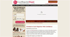 Desktop Screenshot of courtreporterdepot.com